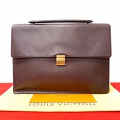 美品 ヴィトン ルイヴィトン ビジネスバッグ ハンドバッグ タイガ ブラウン