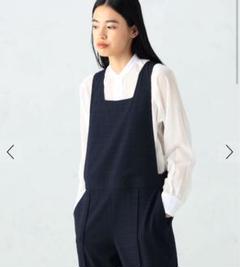 bacca ベロアオールインワン ネイビー bacca ベロアオールインワン ネイビー