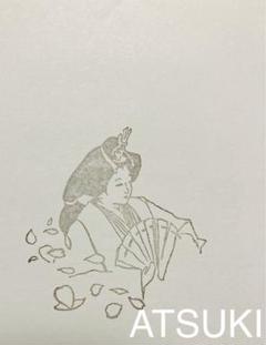 消しゴムはんこ。雛人形のサムネイル