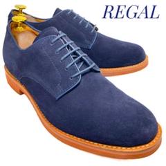 【ほぼ未使用】REGAL リーガル スウェード プレーントゥ 58FR 24cm ほぼ未使用】REGAL リーガル スウェード プレーントゥ 58FR 24cm