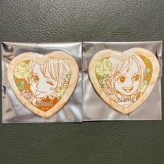 ワンピース サンジ ここがオールブルー だ ハート缶バッジ ナミ