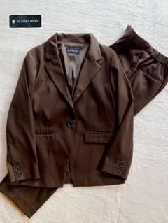 超メルカリ市　ラルディーニ　ヘリンボーン　ブラウン　スーツ　セットアップ 定価21万 【ラルディーニ/LARDINI】 ウィンドウペンブラウン