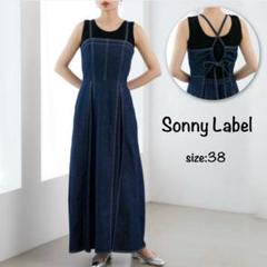 美品 Sonny Label デニム ドレス キャミ ワンピース サニーレーベル