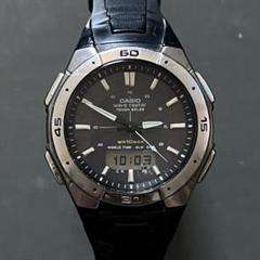 CASIO カシオ WVA-470 電波ソーラー メンズ腕時計 ジャンク