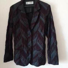 ISSEY MIYAKE テーラードジャケット 美品 美品 90s イッセイミヤケ ニットテーラードジャケット 日本製