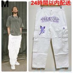 【在庫僅少】 新品・未使用】Unknown London メルカリ - 2wayホワイトカーゴパンツ パンツ