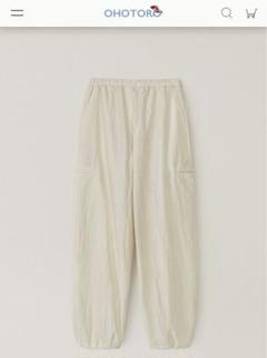 OHOTORO Slice Cargo Pants オオトロ ivory slice cargo pants | OHOTORO