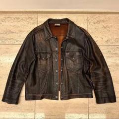 ヴィンテージ　リーバイスレザージャケット　ショートホーン　50s' 12/16 ONLINE 入荷！50s Levi's Short Horn Suede Lether Jacket