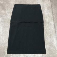 プラダ　PRADA (40) 膝丈タイトスカート　Iライン　フォーマル　黒