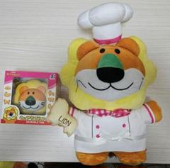 たべっ子どうぶつ　ライオンぬいぐるみ　ライオンウェアラブルファン　セット