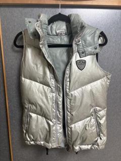 『希少』　エンポリオアルマーニ ダウンベスト　キルティング　グレー　【S】 2025年最新】EMPORIO ARMANI メンズ ダウンベスト・キルティング