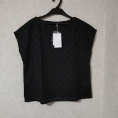 極美品 ユナイテッドアローズ 半袖ブラウス 黒 BEAUTY&YOUTH UNITED ARROWS(ビューティーアンドユース