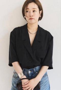 新品　Plage R’IAM パジャマジャケット　ブラック　36 plage｜R'IAM パジャマジャケット | Rakuten Fashion(楽天
