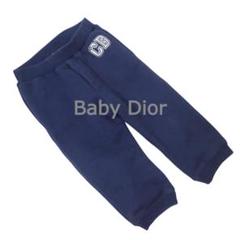 美品 Baby Dior CDロゴ ワッペン スウェットパンツ ジョガーパンツ