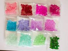 ガラスビーズ 12色セット 【6ミリ】