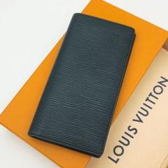 【美品SSS】ルイヴィトン　新型ブラザ　エピ　ノワール　黒　長財布のサムネイル