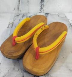 キッズ草履 イエローとレッド