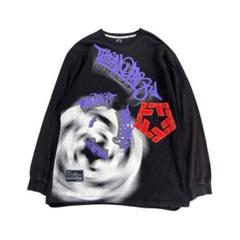 7BS3 【TRIBAL GEAR USA】トライバル　長袖Tシャツ　Y2K古着