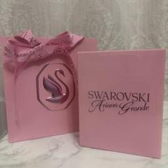 値下げ中　Swarovski Ariana Grande ショッパー　チャーム ARIANA GRANDE SWAROVSKI Rare Bag Charm Jewelry Purse Note