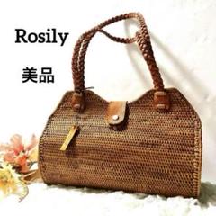 美品　ロージリー　アタバック　かごバック　ショルダーバック　リゾート　浴衣