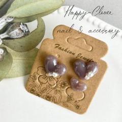 ☆No.281☆ハンドメイド　レジンアクセサリー 3個ピアス