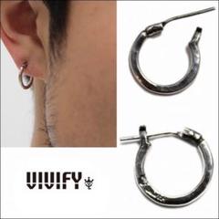 【ともやん】Vivify 18k Hammered Hoopカスタムピアス Hammered Hoop Pierce(S) - VIVIFY STORE