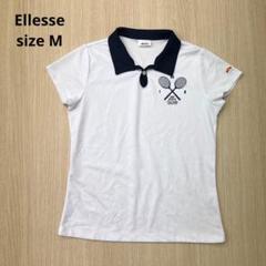 Ellesse エレッセ 速乾 ポロシャツ ホワイト M