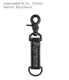 Supreme x b.b. Simon Denim Keychain 黒新品のサムネイル