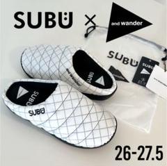 【美品】SUBU × and wander エコパックパーマネントサンダル S2 and wander (アンドワンダー) SUBU × and wander ECOPAK