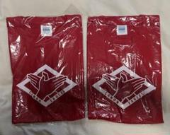 新品未使用　キヤノンイーグルス　Tシャツ 赤　2着せット　Lサイズ
