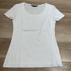 M-PREMIER ホワイト 半袖Tシャツ　ビジネスのサムネイル