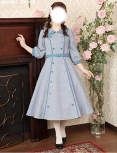 【美品】Innocent World セーラー ワンピース ブラック リボン 襟 Innocent World｜セーラーカラーAラインワンピース