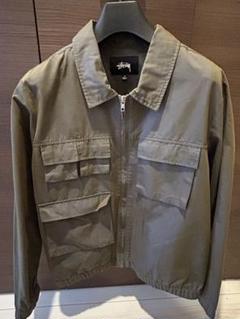 Stussy ジップアップジャケット Mサイズ オリーブ Stussy ジップアップジャケット Mサイズ オリーブ - メルカリ