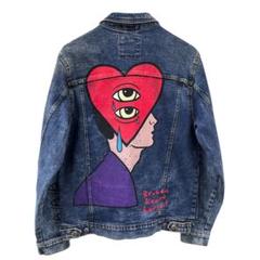 ZARA/Broken Heart Denim Jacket