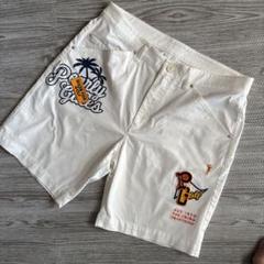 パーリーゲイツ ハーフパンツsize6 XL 白 - メルカリ