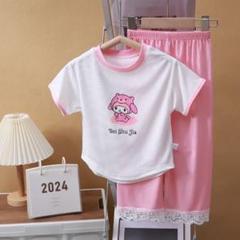 マイメロディーちゃんTシャツとパンツセット