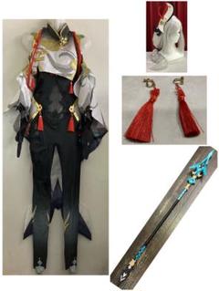 大人気新品セール ブ LARDOO製】申鶴 ほぼフルセット XSサイズ コスプレ衣装 E-7413 ホビー・楽器・アート