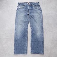 リーバイス501 Levis W34 ブルーデニム ヒゲ 青 00s 13366