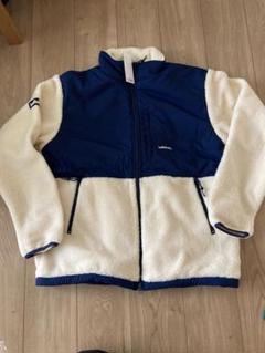 ボーラホリック　ボアジャケット　XL ballaholic Logo Boa Jacket XL ネイビー/クリーム