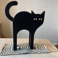 猫型木製スタンド