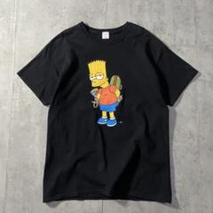 古着 GOOD OL アメリカアニメ SIMPSONS 半袖Tシャツ L 黒