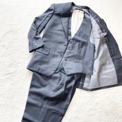 美品 Tailor Ando ゼニア生地 3ピース スーツ ダークネイビー