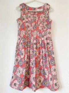 BEAMS 花柄ワンピース ノースリーブワンピース 美品!