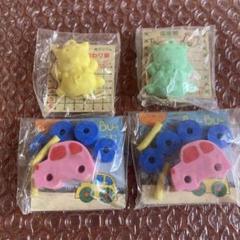 昭和レトロ ミニ動物消しゴムセット - メルカリ
