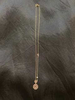 KAORU レースフラワー ネックレス K18 ピンクゴールド