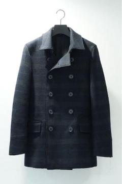 \"お値下げ！\"【美品】junhashimoto ウール ピーコート junhashimoto ブラック ウールピーコート
