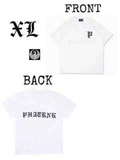【PHATRNK✙ファットランク】 Old Pロゴ L 白　半袖