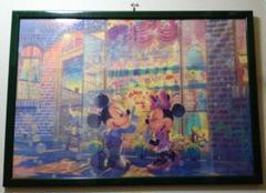 ディズニージグソーパズル1000ピース 額付き完成品 夕暮れのトイショップ ディズニージグソーパズル1000ピース 額付き完成品 夕暮れのトイ