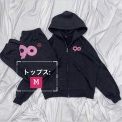 【9090 girl】パーカー ピンク Lサイズ ピンク 9090 Logo Original Hoodie pants L - メルカリ