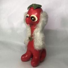 最終セール　昭和レトロ　ハニーペット　ブサカワ犬のぬいぐるみ 赤いリボン付き cc9bc640548ab5432856f3787e3d80